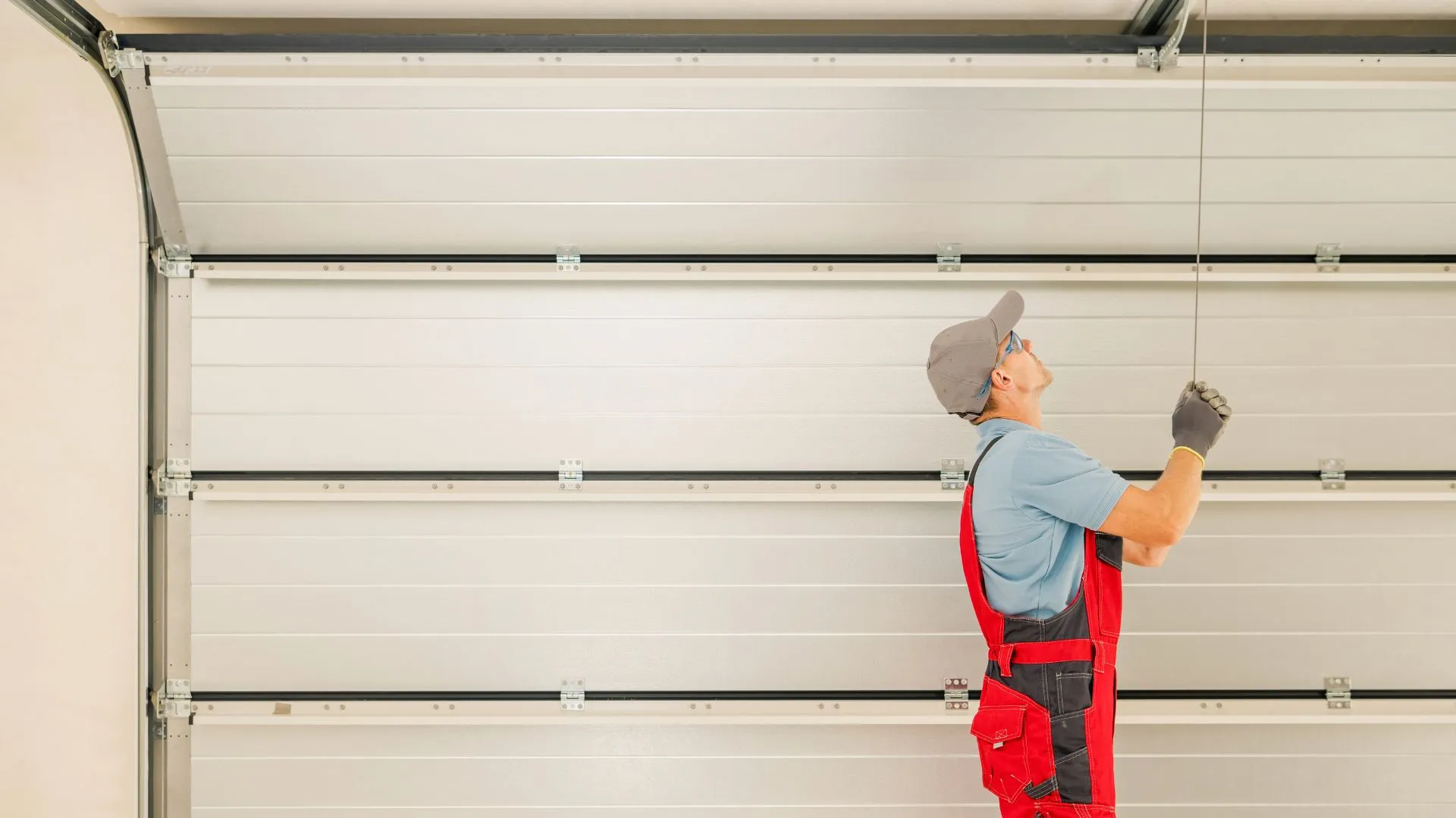 Garage door hardware